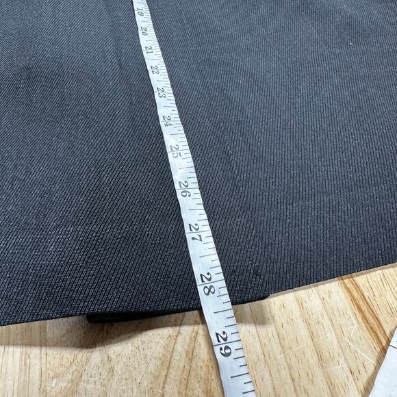 Giorgio Armani Vintage Collaudo Wool Blend Wrap Around Skirt Black Size 10 EUC - Picture 9 of 10